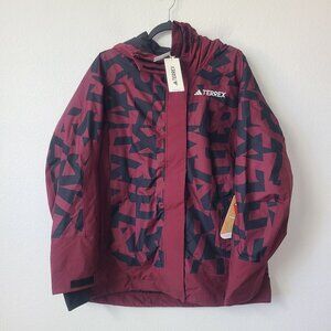 Adidas Womens Terrex Xperior 2L Insulated Rain.RDY Jacket IB1070 Size XL